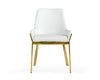 Modrest Ganon Modern White & Gold Dining Chair Model VGGAGA-6736CH-WHT-GLD-DC