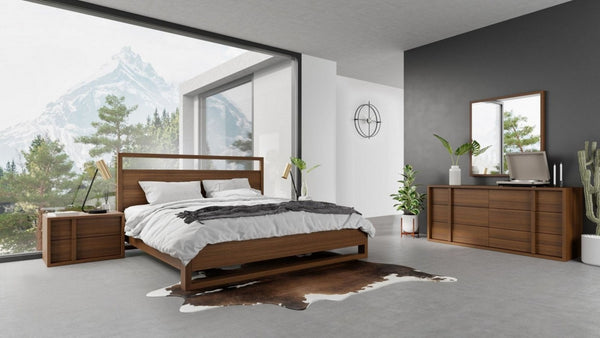 Nova Domus Berlin Modern Walnut Bedroom Set Model VGMABR-92-SET