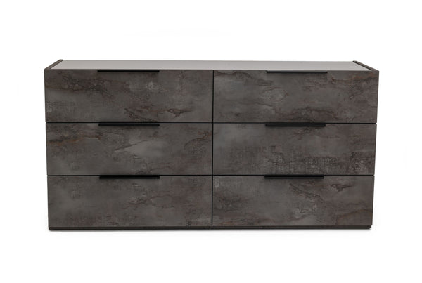 Nova Domus Ferrara Modern Volcano Oxide Grey Bedroom Set Model VGACFERRARA-SET