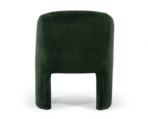 Modrest Danube Modern Jade Green Fabric Dining Chair Model VGEUMC-9704CH-A-GRN