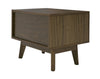 Abelard Mid-century Walnut Nightstand