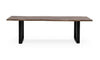 Modrest Taylor X Large 102" Modern Live Edge Wood Dining Table Model VGEDPRO226005-BRN-DT