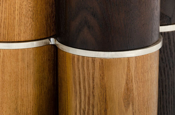 Modrest Greta Modern Glass & Walnut Dining Table Model VGCSRT-19070-WAL-DT