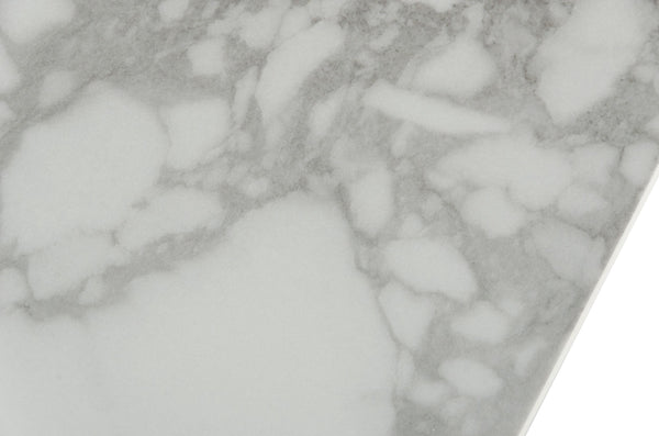 Modrest Stetson Modern White Ceramic & Smoked Ash Dining Table Model VGCSDT-20046-WHT-DT