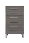 Modrest Splendor Grey High Gloss Slatted Chest Model VGVCJ20256-6H-GRY-CHEST