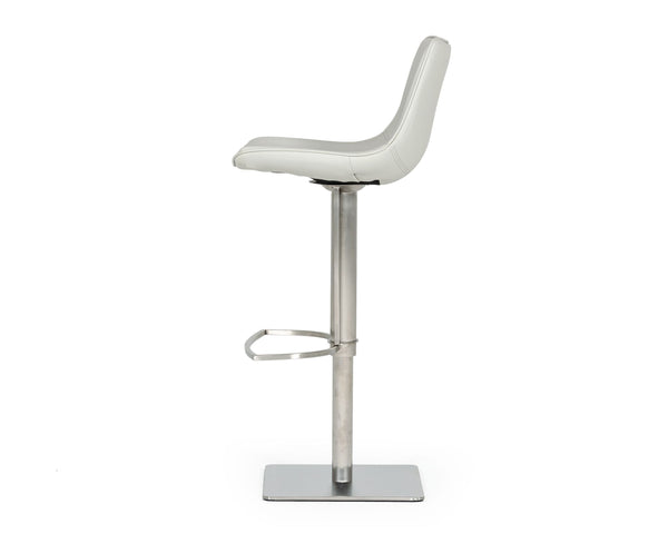 Manning Modern Light Grey Bar Stool