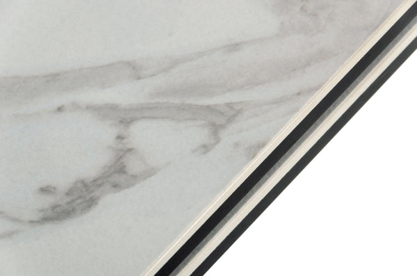 Modrest Fritz Modern White Extendable Ceramic Dining Table Model VGNSGD8767-WHT