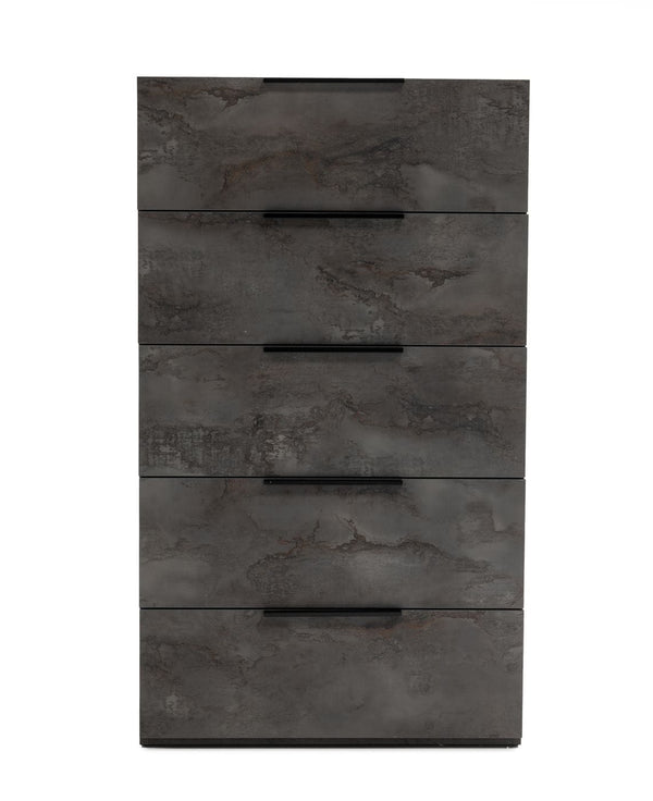 Nova Domus Ferrara Modern Volcano Oxide Grey Chest Model VGACFERRARA-GRY-A-CHEST