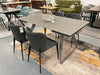 Modrest Pittson Modern Extendable Grey Glass Dining Table Model VGYFDT8852F-GRY-DT