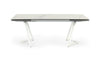 Modrest Farrell Modern White Ceramic Extendable Dining Table Model VGYFDT8765-3C-WHT-DT