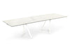 Modrest Farrell Modern White Ceramic Extendable Dining Table Model VGYFDT8765-3C-WHT-DT