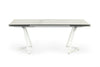 Modrest Farrell Modern White Ceramic Extendable Dining Table Model VGYFDT8765-3C-WHT-DT