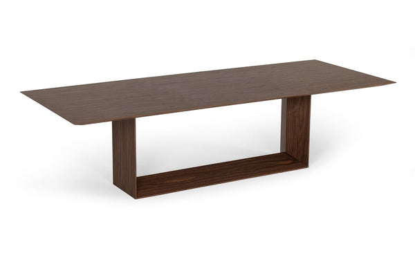 Modrest Channa Modern Walnut Dining Table Model VGBBMI2006T-WAL-DT