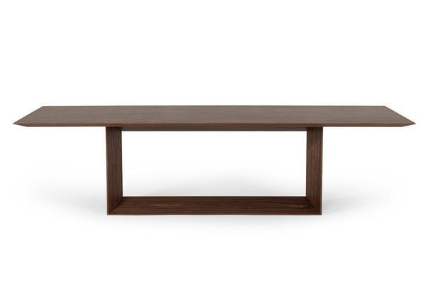 Modrest Channa Modern Walnut Dining Table Model VGBBMI2006T-WAL-DT