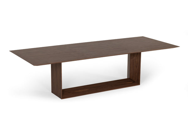 Modrest Channa Modern Walnut Dining Table Model VGBBMI2006T-WAL-DT