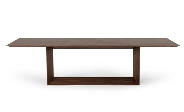 Modrest Channa Modern Walnut Dining Table Model VGBBMI2006T-WAL-DT