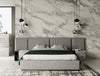 Nova Domus Maranello Modern Grey Fabric Bed With Two Nightstands Model VGMABR-121-GRY-BED