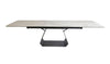 Modrest Howell Modern White Ceramic Extendable Dining Table Model VGYFDT8895-WHT-DT