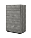 Modrest Dynasty Modern Shagreen Chest Model VGVCJ2108-5H-GRY-CHEST