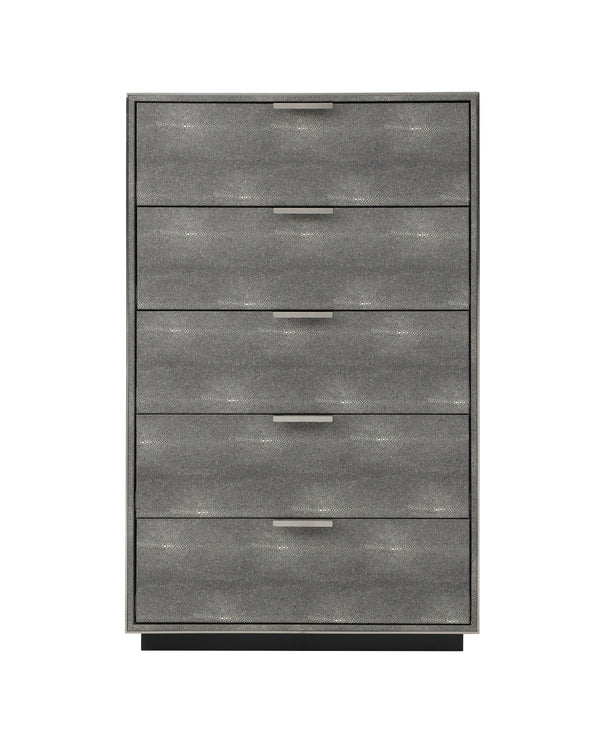 Modrest Dynasty Modern Shagreen Chest Model VGVCJ2108-5H-GRY-CHEST