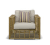 Renava Ko Tao Outdoor Beige & Wicker Lounge Chair Model VGATRASF-054-CHR