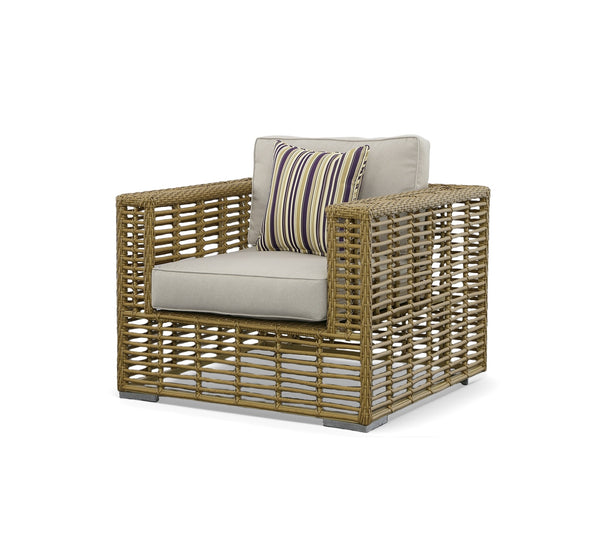 Renava Ko Tao Outdoor Beige & Wicker Lounge Chair Model VGATRASF-054-CHR