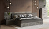 Nova Domus Ferrara Modern Volcano Oxide Grey Bed With Nightstands Model VGACFERRARA-BED-2NS-SET