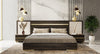 Nova Domus Velondra Modern Eucalypto & Marble Bed With Two Nightstands Model VGACVELONDRA-BED-2NS