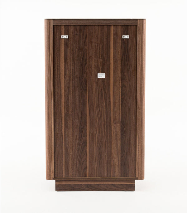 Modrest Chelton Contemporary Walnut And White Ceramic Chest Model VGHB-402W-CT