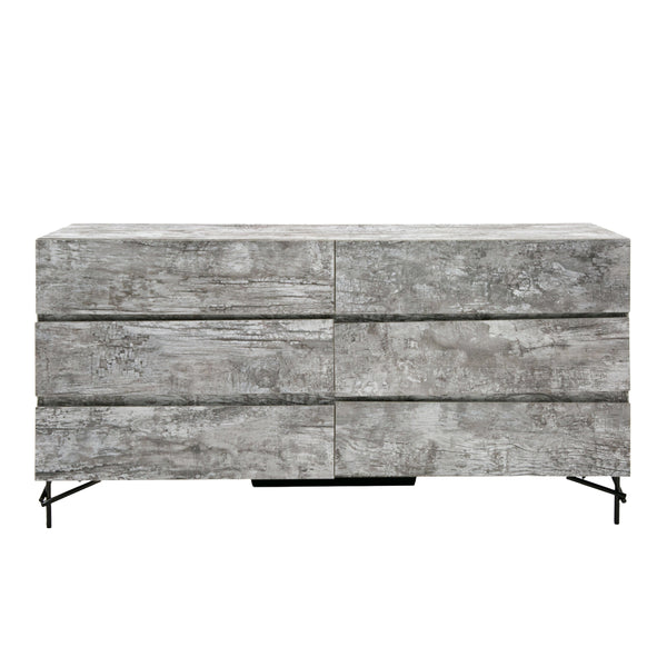Nova Domus Aria Italian Modern Multi Grey With Texture Dresser Model VGAC-ARIA-DRESSER