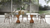 Modrest Cleveland Contemporary Glass And Walnut Dining Table Model VGCS-DT-16152