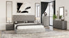 Modrest Dynasty Eastern King Modern Shagreen Bedroom SetModel VGVCBD2108-XGRY-BED-SET-2