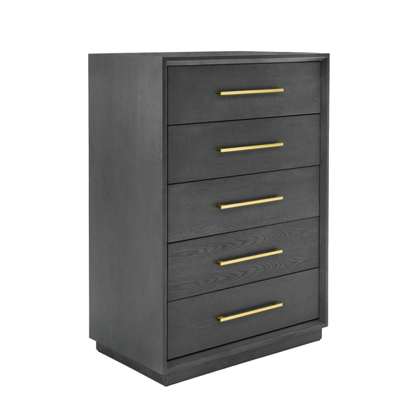 Modrest Manhattan Contemporary Grey And Gold Chest Model VGMA-BR-127-CH