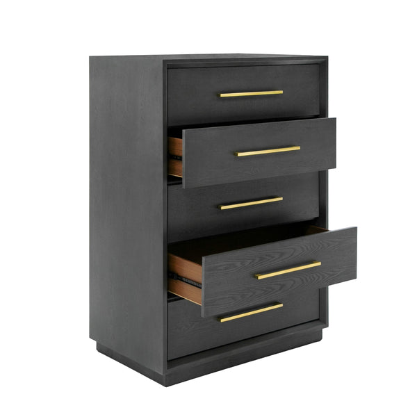 Modrest Manhattan Contemporary Grey And Gold Chest Model VGMA-BR-127-CH