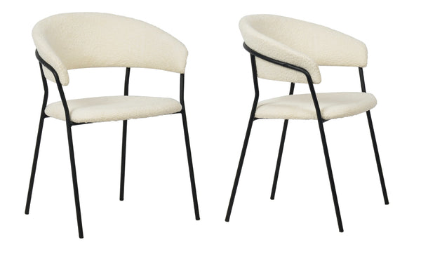 Marlynn Modern White Dining Chair Set of 2
