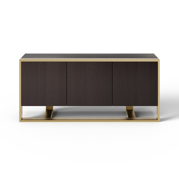 Modrest Modern Fauna Wenge And Brass Buffet Model VGBB-BN-2M-BWB-BUF