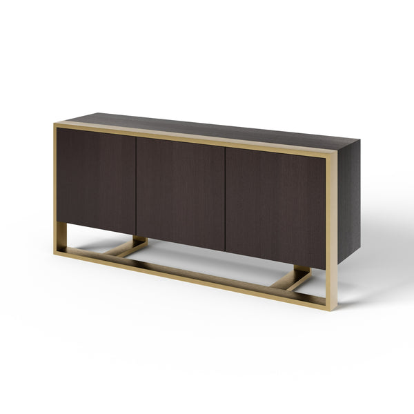 Modrest Modern Fauna Wenge And Brass Buffet Model VGBB-BN-2M-BWB-BUF