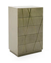 Modrest Nixa Modern Wide Birch & Brushed Bronze Chest Model VGVC-J1909-5H-L-BIR