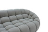 Divani Casa Yolonda Modern Light Grey Curved Sectional Sofa Model VGEV-2126B-LGRY-SECT