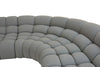 Divani Casa Yolonda Modern Light Grey Curved Sectional Sofa Model VGEV-2126B-LGRY-SECT