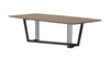 Modrest Gilroy Modern Walnut And Black Dining Table Model VGBB-MI2003T-WAL-B-DT