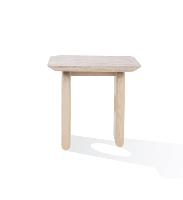 Nova Domus Osaka Modern Faux Marble & Natural Ash End Table Model VGCS-LT-22116