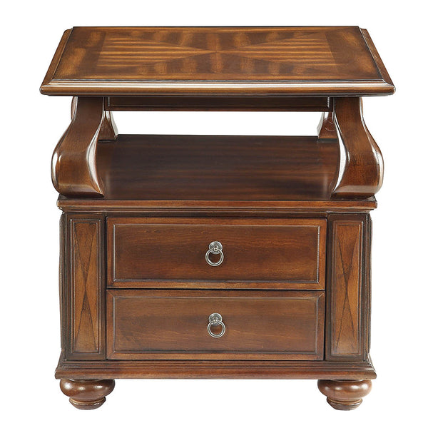 ACME Amado Walnut End Table Model 80012
