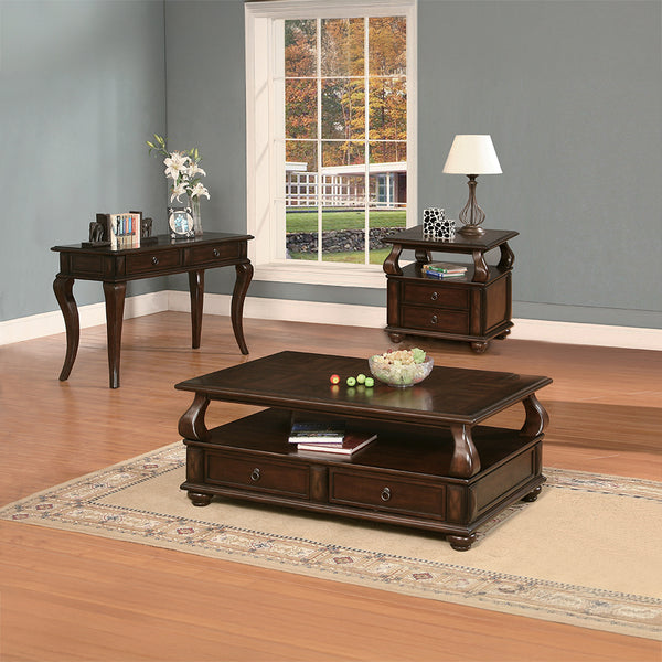 ACME Amado Walnut End Table Model 80012