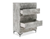 Nova Domus Aria Italian Modern Multi Grey With Texture Chest Model VGAC-ARIA-CHEST