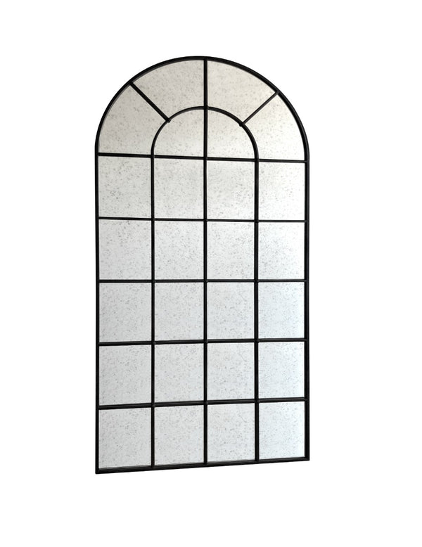 Modrest Grady Industrial Antique Black Floor Mirror Model VGGM-MI-1111B