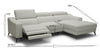 Modrest Rampart Modern L Shape Raf White Leather Sectional Sofa With 1 Recliner Model VGKM-5325-RAF-WHT-SECT