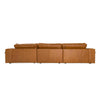 Modrest Cambria Modern Raf Cognac Leather Sectional Sofa Model VGKK-KF1123-SECT-RAF