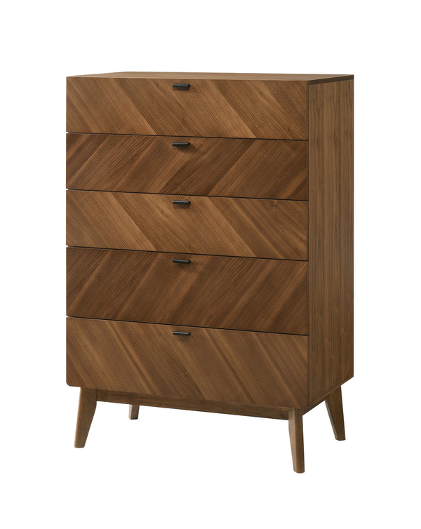 Nova Domus Kamela Modern Walnut Chest Model VGMA-BR-128-CH