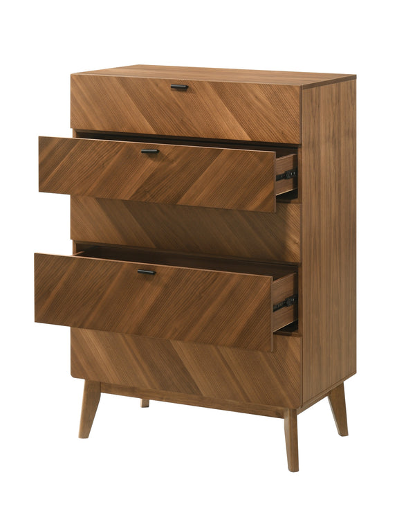Nova Domus Kamela Modern Walnut Chest Model VGMA-BR-128-CH